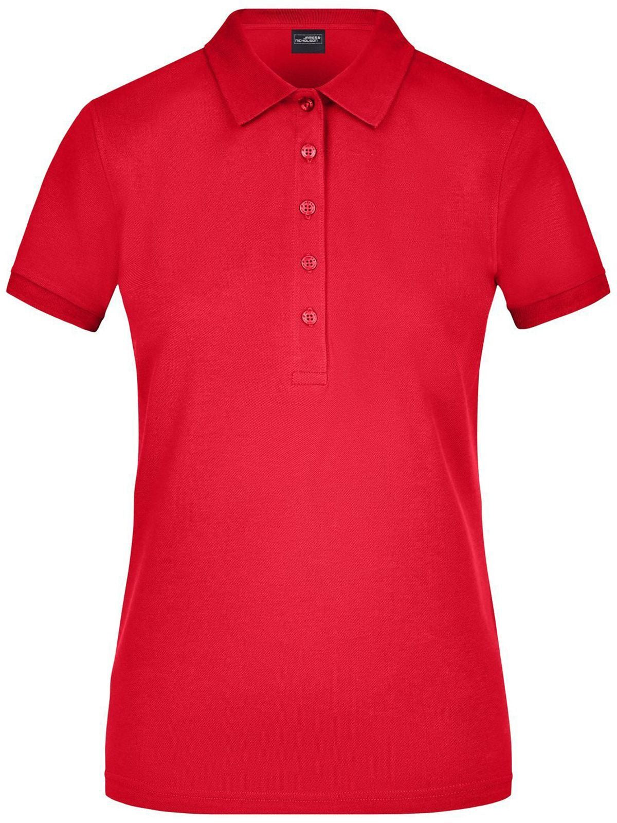 Ladies' Elastic Polo Piqué Damen Poloshirt – Daiber – Farbe Rot – individuell veredelbar