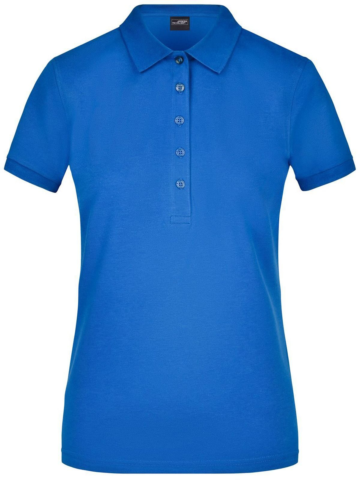 Ladies' Elastic Polo Piqué Damen Poloshirt – Daiber – Farbe Royalblau – individuell veredelbar