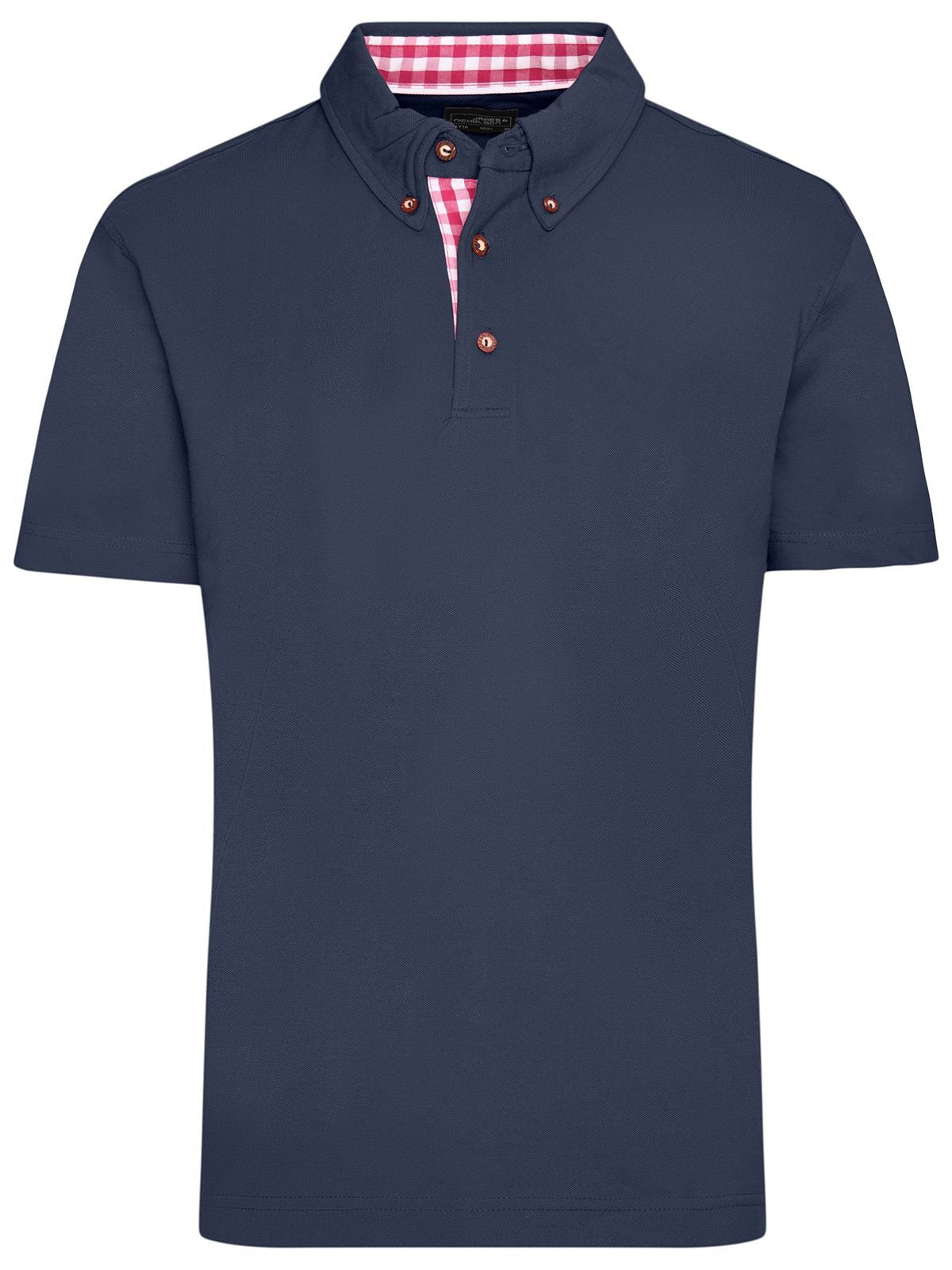 Traditional Polo Herren Poloshirt – Daiber – Farbe navy/red-white – individuell veredelbar
