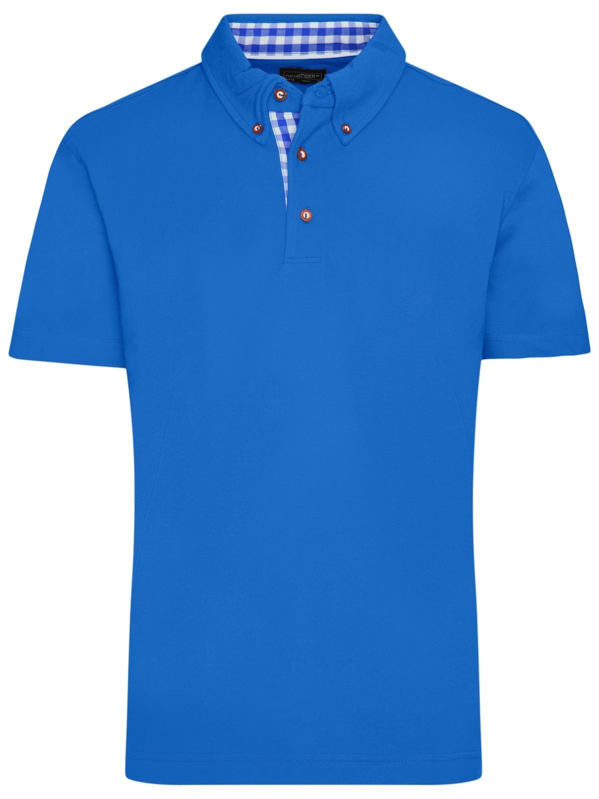 Traditional Polo Herren Poloshirt – Daiber – Farbe royal/royal-white – individuell veredelbar