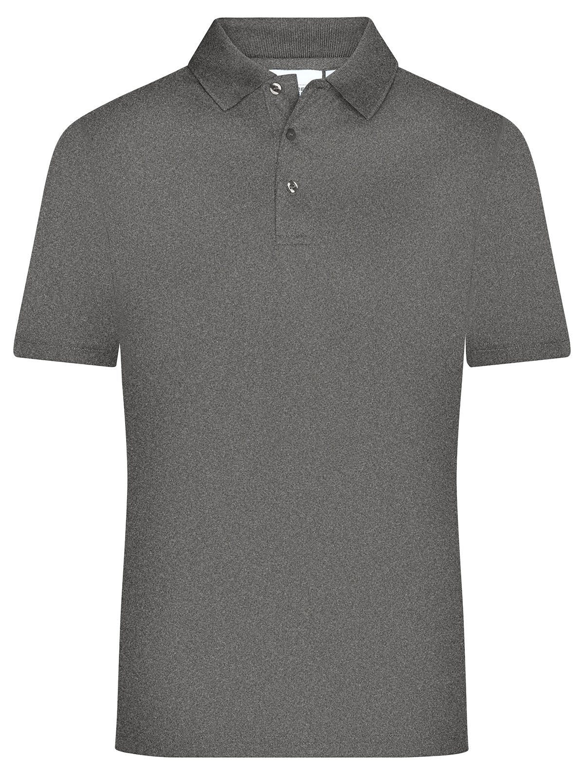Active Polo Herren Poloshirt – Daiber – Farbe dark-melange – individuell veredelbar