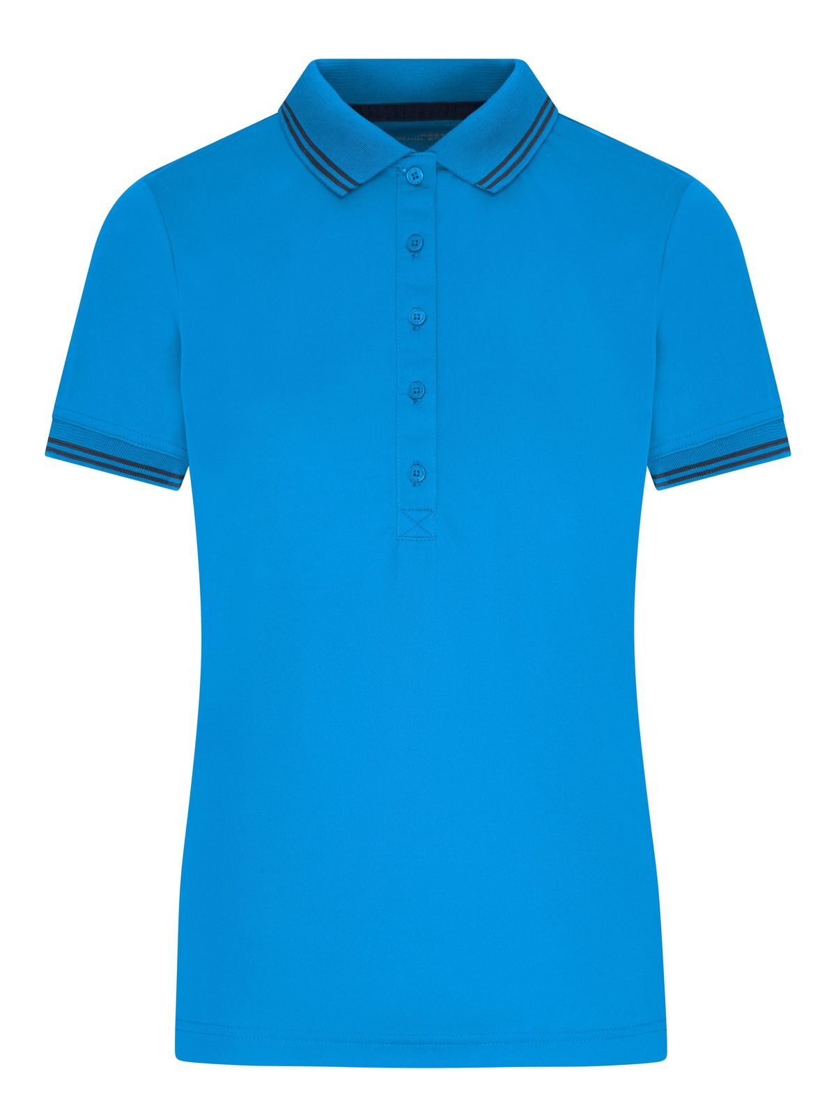 Ladies' Functional Polo Damen Poloshirt – Daiber – Farbe bright-blue/navy – individuell veredelbar