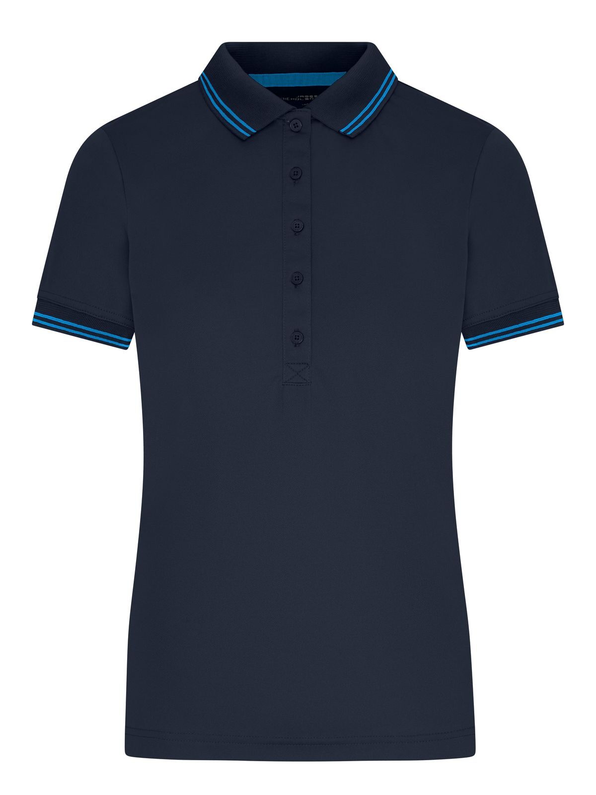 Ladies' Functional Polo Damen Poloshirt – Daiber – Farbe navy/bright-blue – individuell veredelbar