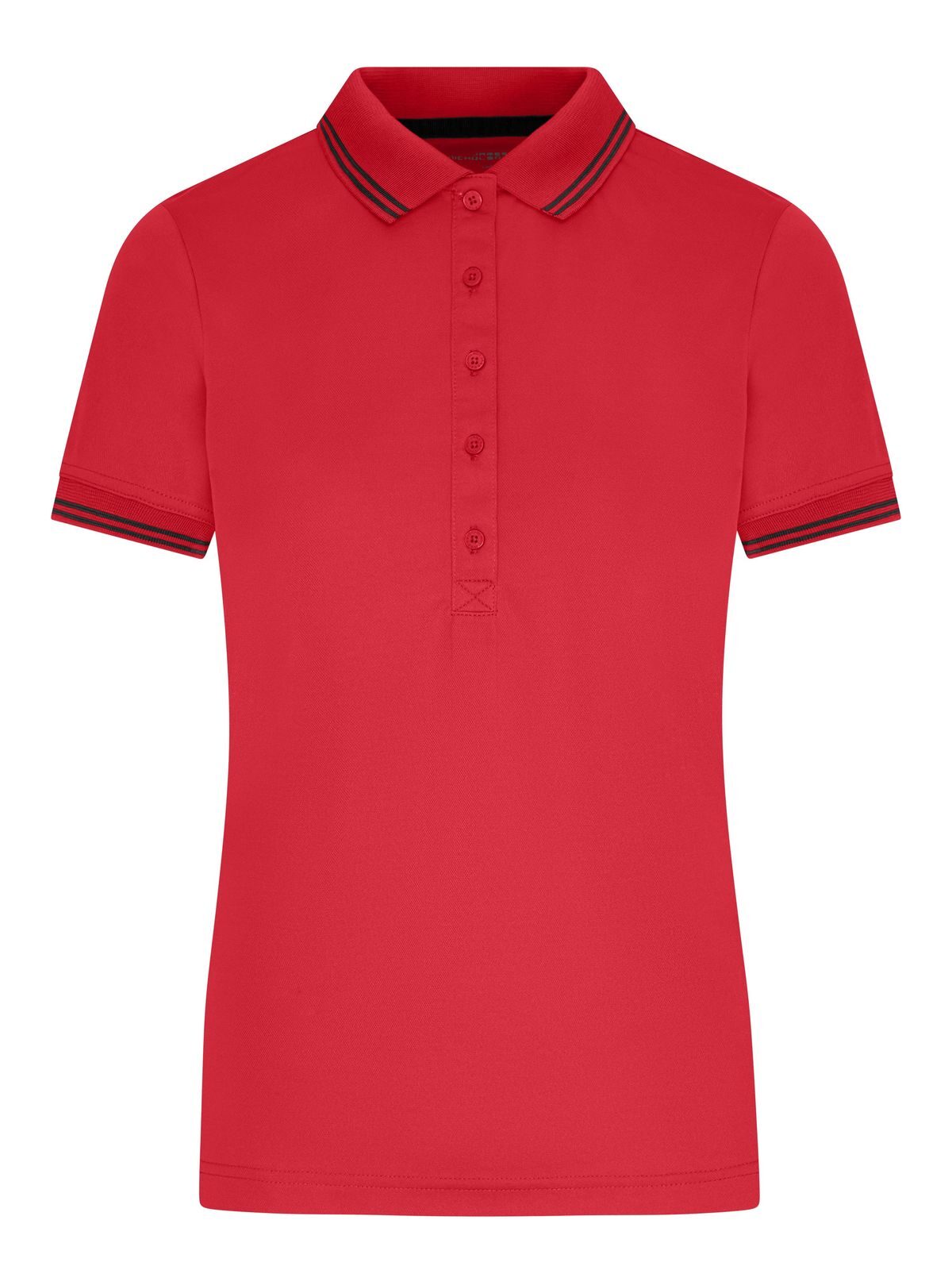 Ladies' Functional Polo Damen Poloshirt – Daiber – Farbe red/black – individuell veredelbar