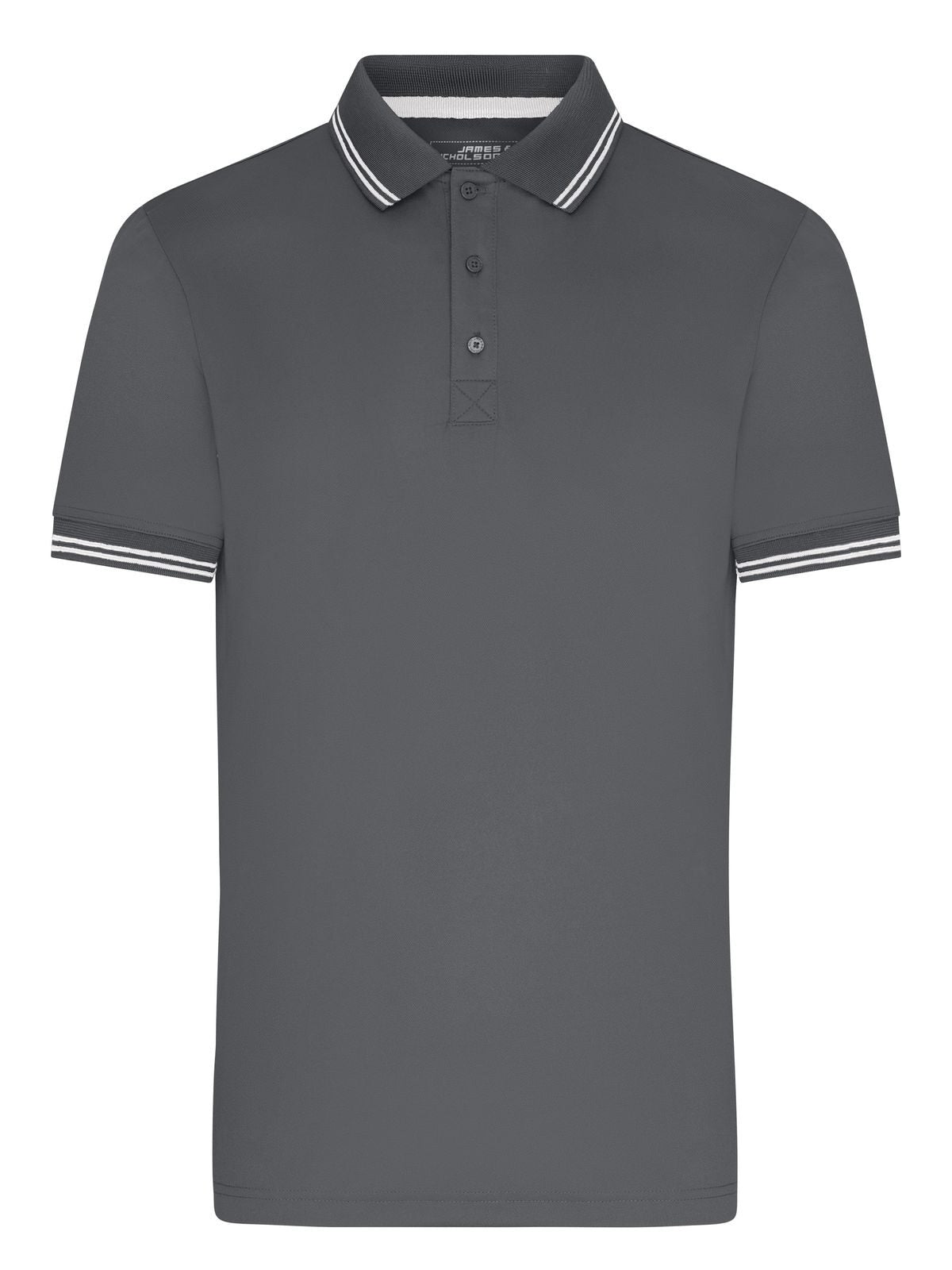 Functional Polo Damen Poloshirt – Daiber – Farbe graphite/white – individuell veredelbar