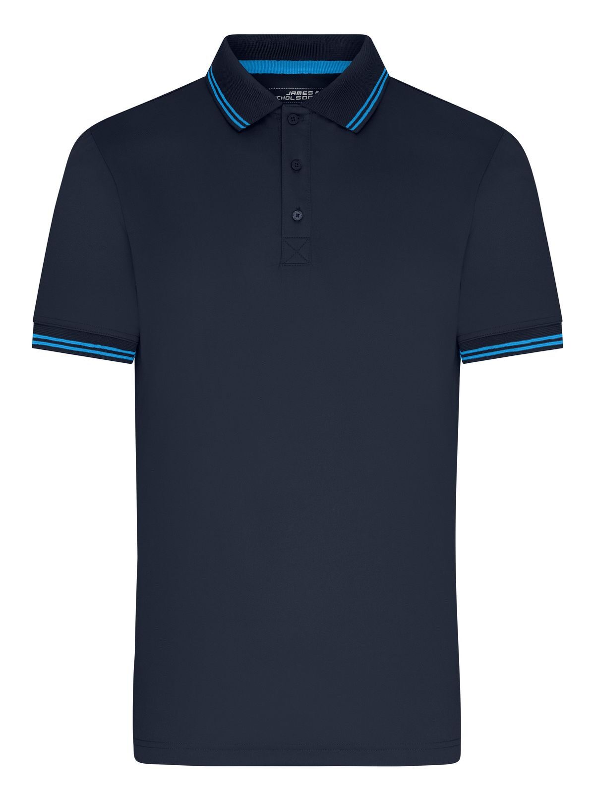 Functional Polo Damen Poloshirt – Daiber – Farbe navy/bright-blue – individuell veredelbar