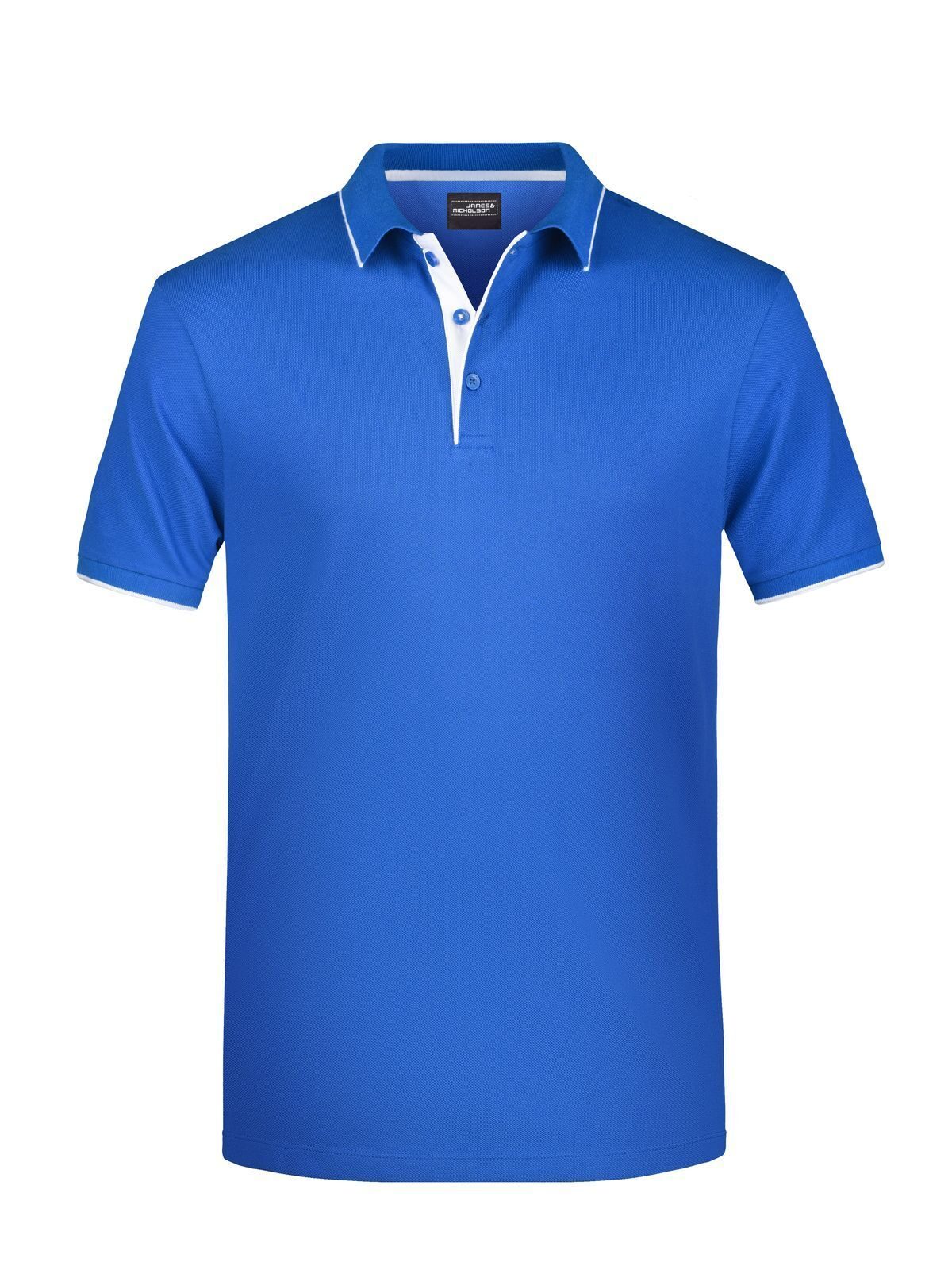 Polo Stripe Herren Poloshirt – Daiber – Farbe royal/white – individuell veredelbar