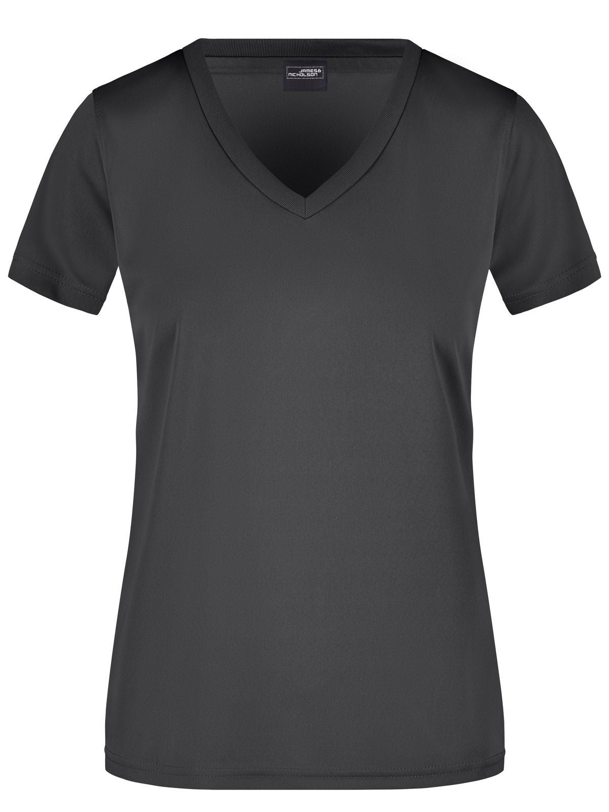 Ladies' Active-V Damen T-Shirt – Daiber – Farbe Schwarz – individuell veredelbar
