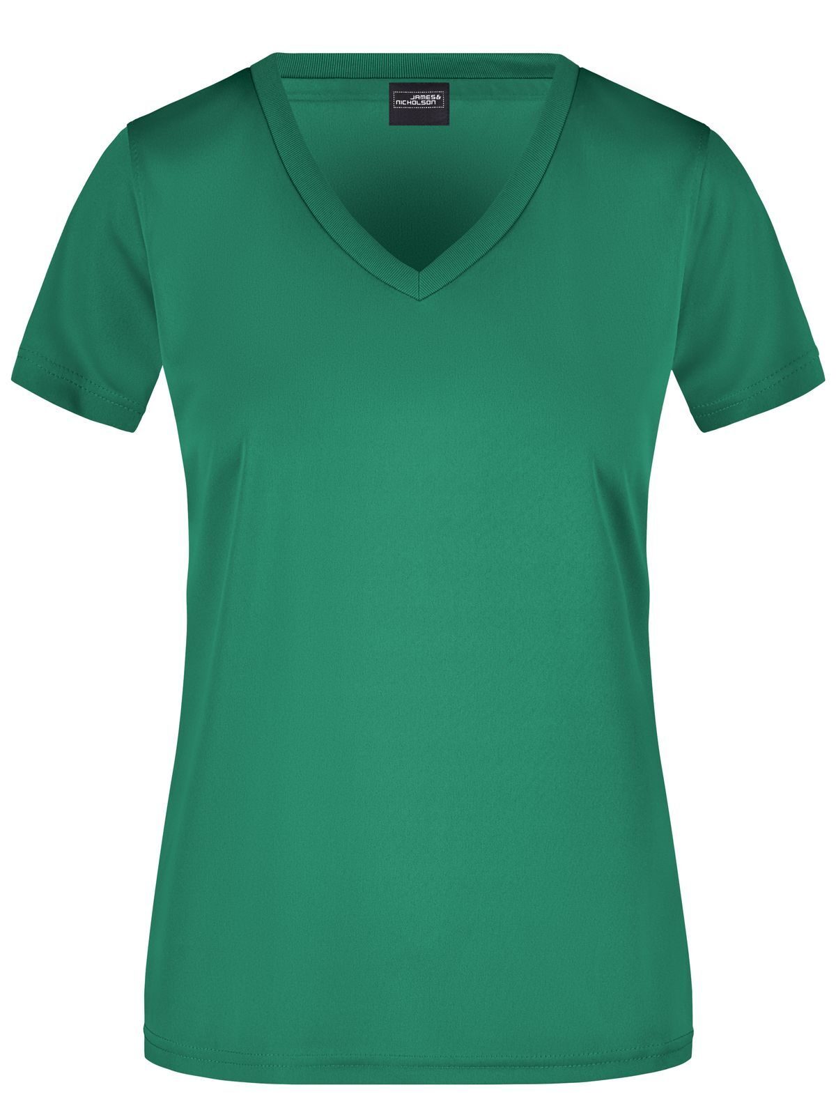 Ladies' Active-V Damen T-Shirt – Daiber – Farbe Grün – individuell veredelbar