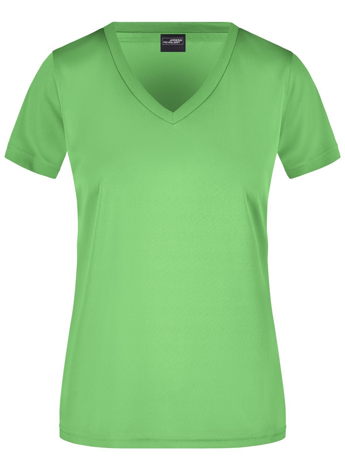 Ladies' Active-V Damen T-Shirt – Daiber – Farbe lime-green – individuell veredelbar