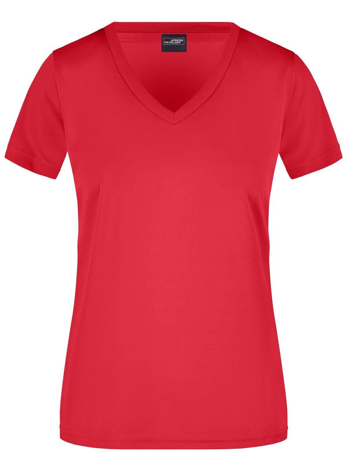 Ladies' Active-V Damen T-Shirt – Daiber – Farbe Rot – individuell veredelbar
