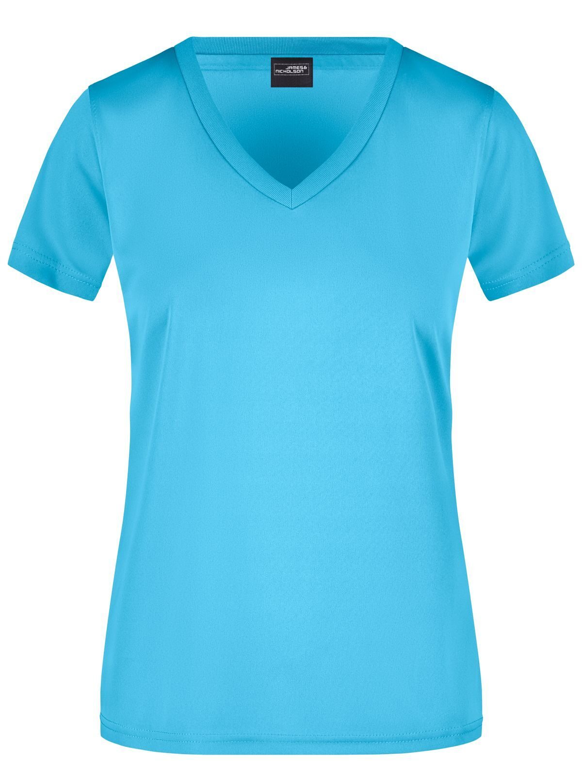 Ladies' Active-V Damen T-Shirt – Daiber – Farbe Türkis – individuell veredelbar