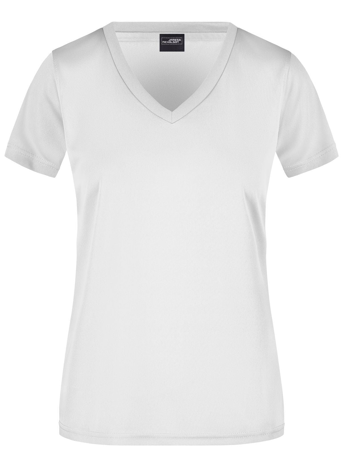 Ladies' Active-V Damen T-Shirt – Daiber – Farbe Weiß – individuell veredelbar