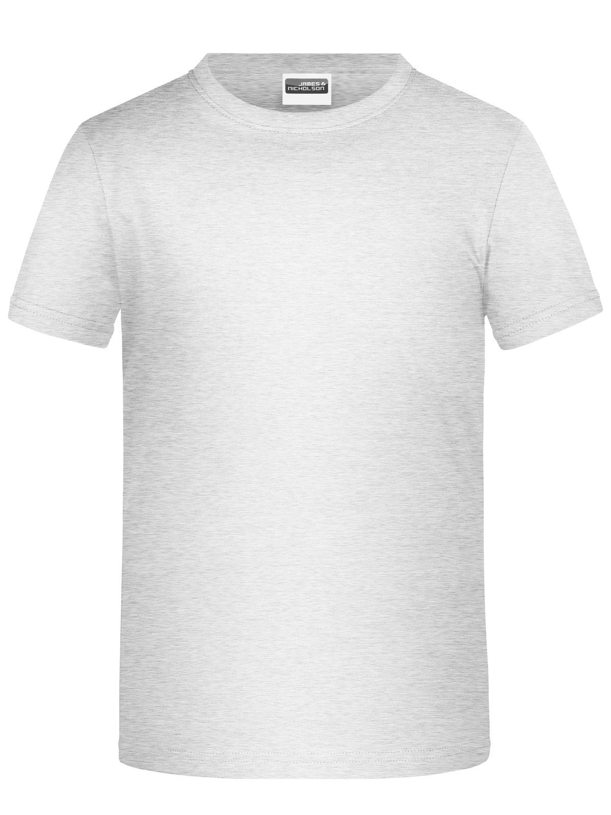 Basic-T Boy 150 Kinder T-Shirt – Daiber – Farbe ash – individuell veredelbar
