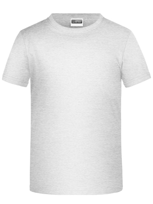 Basic-T Boy 150 Kinder T-Shirt – Daiber – Farbe ash – individuell veredelbar