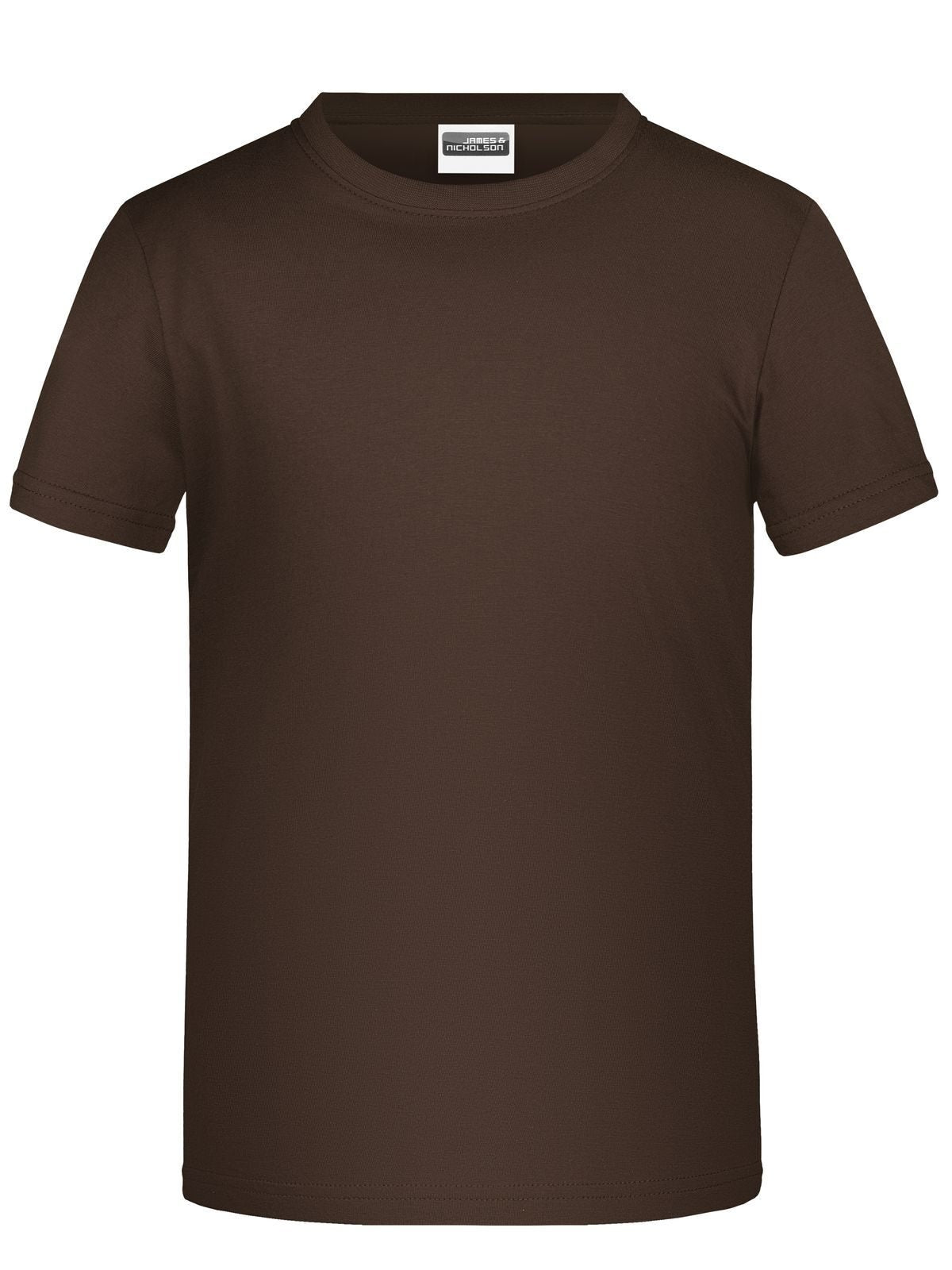 Basic-T Boy 150 Kinder T-Shirt – Daiber – Farbe Braun – individuell veredelbar