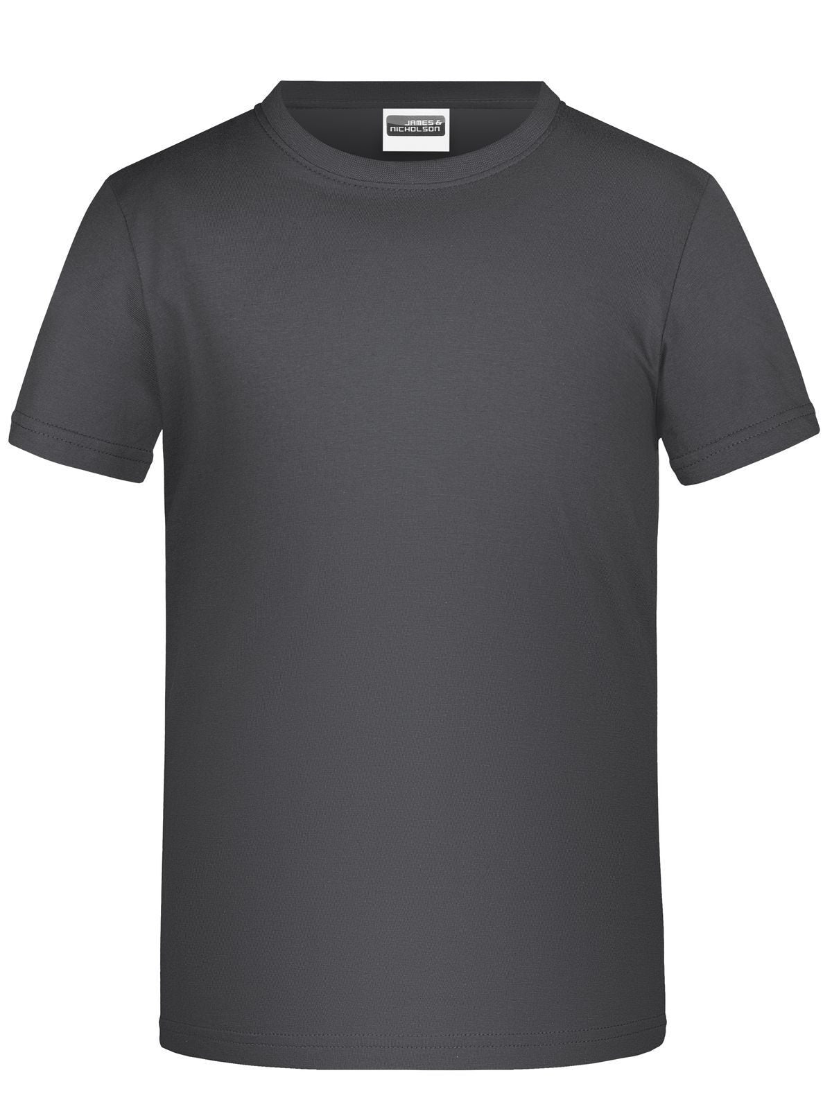 Basic-T Boy 150 Kinder T-Shirt – Daiber – Farbe graphite – individuell veredelbar