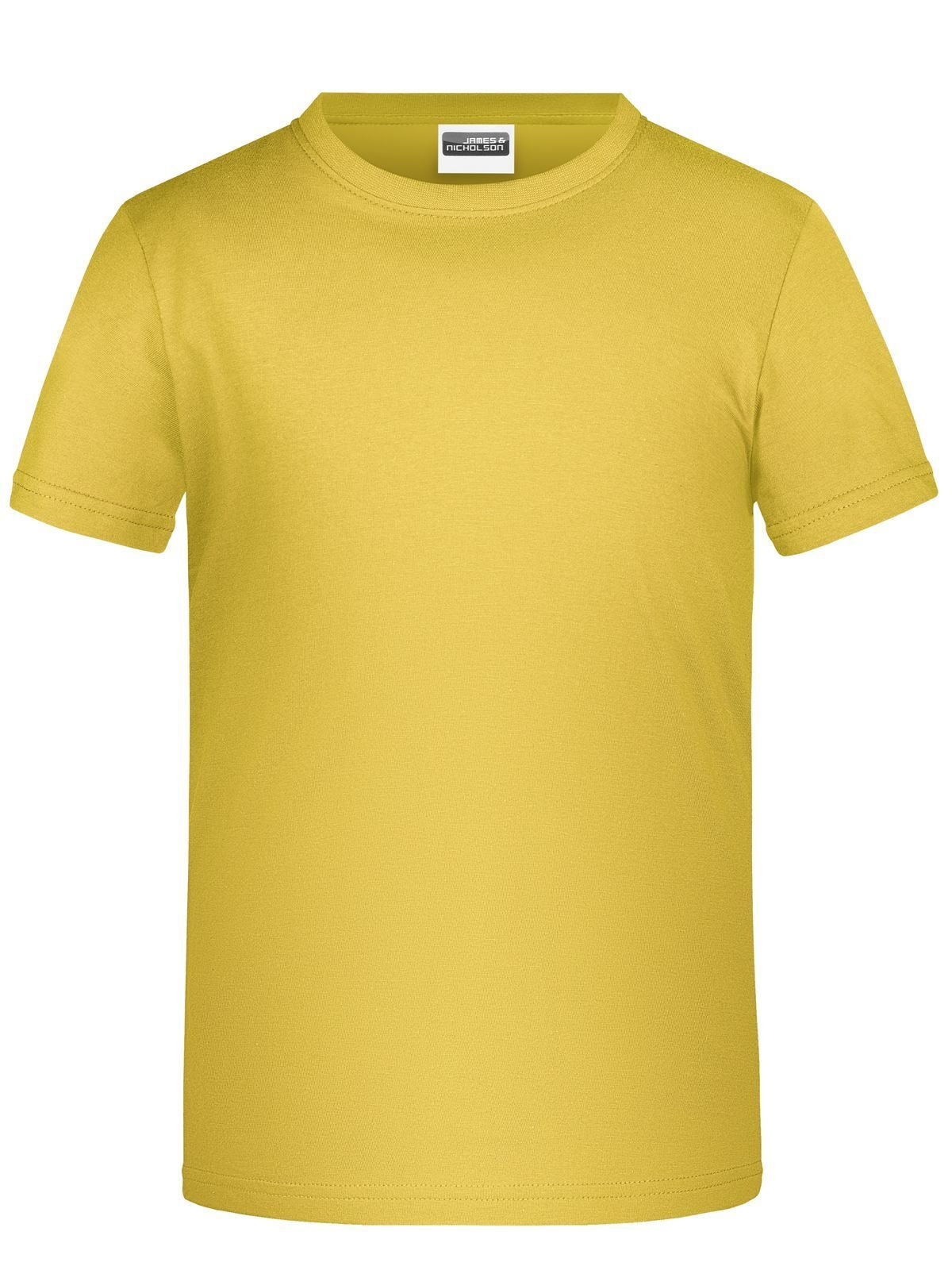 Basic-T Boy 150 Kinder T-Shirt – Daiber – Farbe Gelb – individuell veredelbar