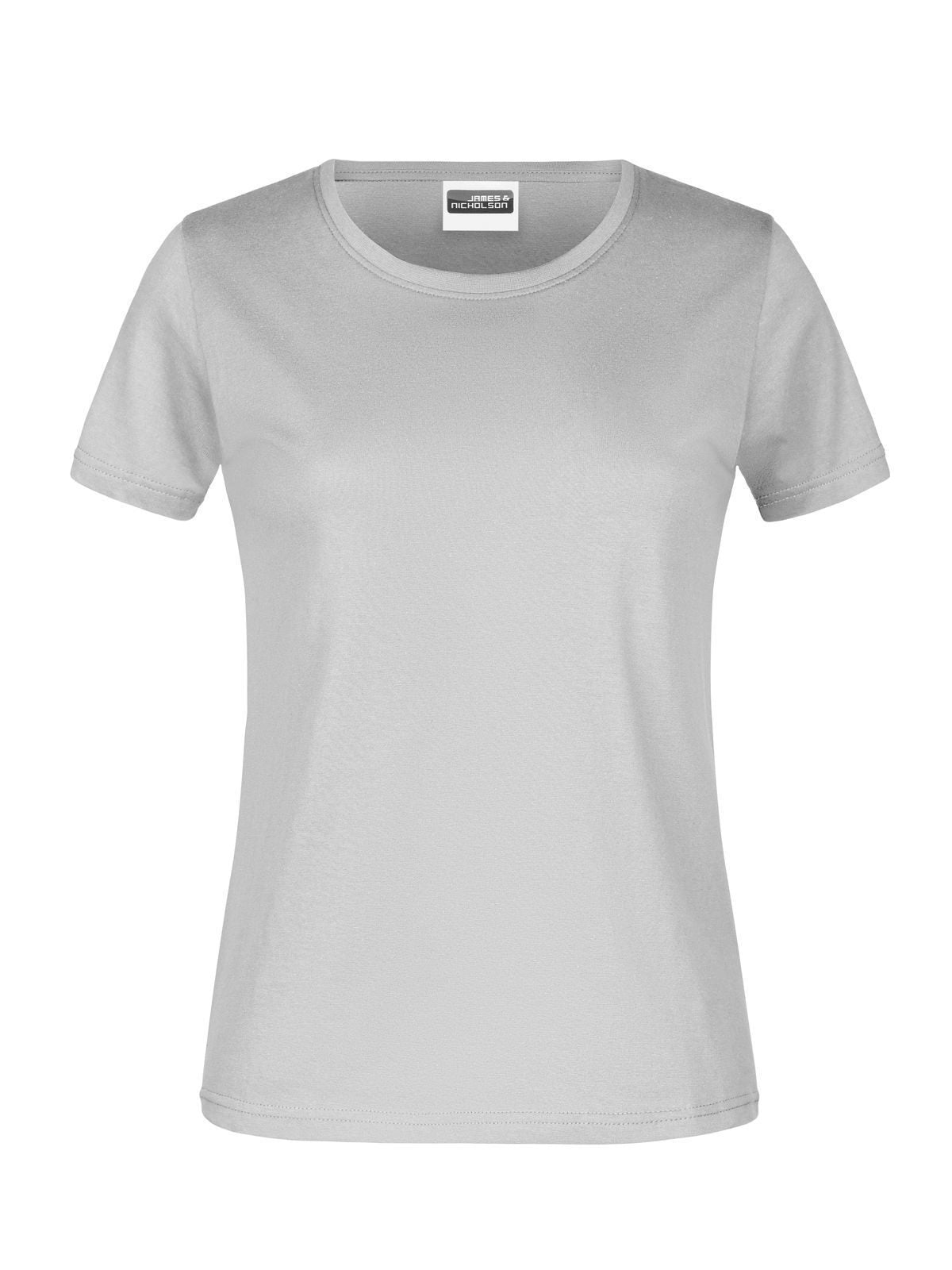 Basic-T Lady 150 Damen T-Shirt – Daiber – Farbe ash – individuell veredelbar