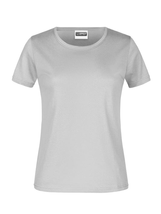 Basic-T Lady 150 Damen T-Shirt – Daiber – Farbe ash – individuell veredelbar