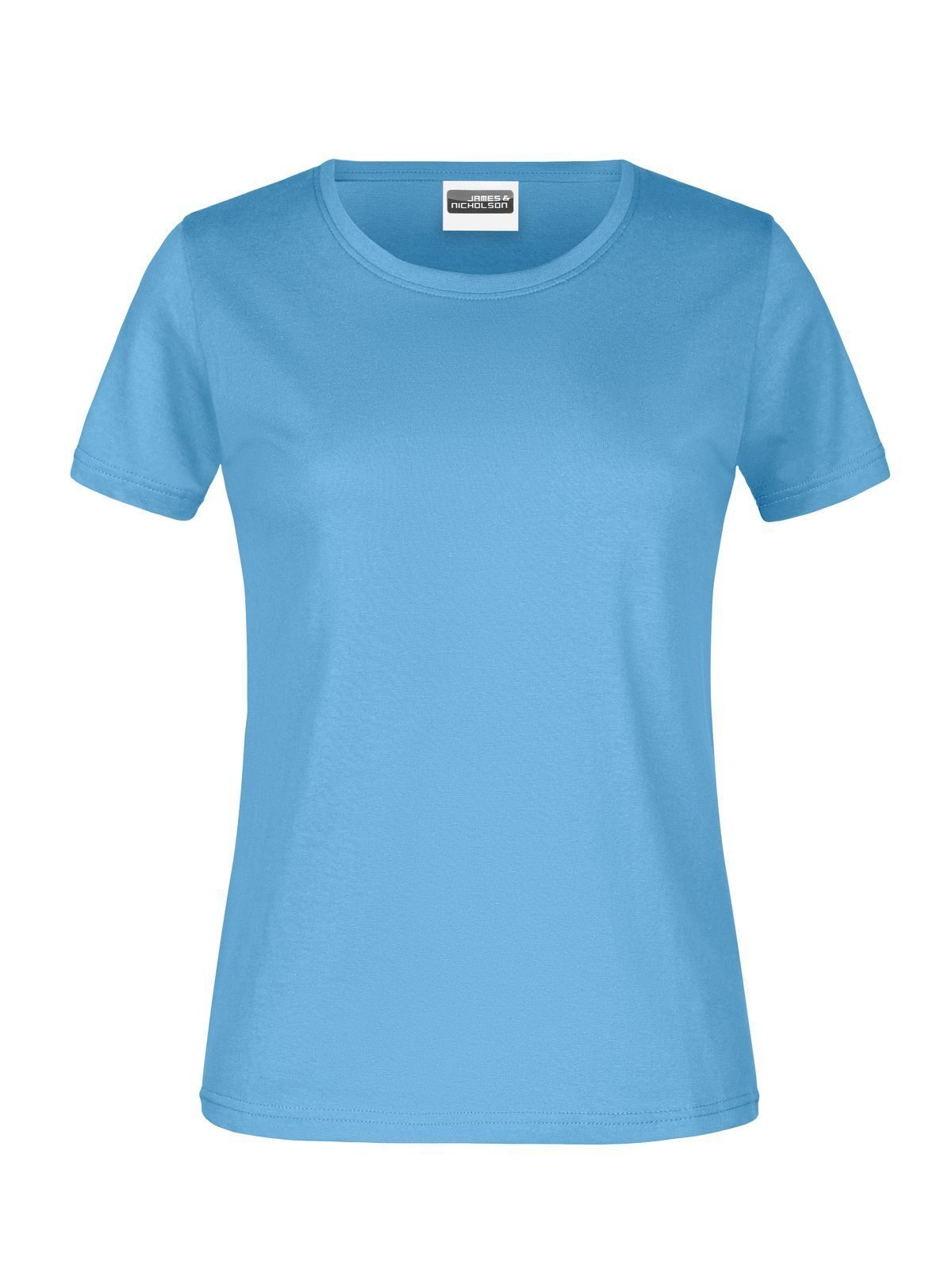 Basic-T Lady 150 Damen T-Shirt – Daiber – Farbe sky-blue – individuell veredelbar