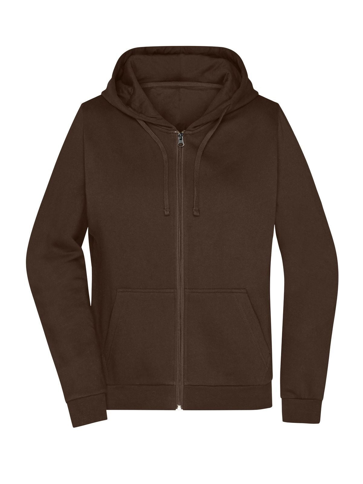 Promo Zip Hoody Lady Damen Sweatshirt / Hoodie – Daiber – Farbe Braun – individuell veredelbar