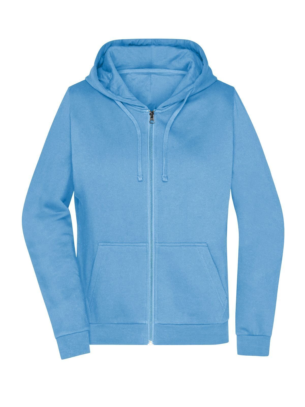 Promo Zip Hoody Lady Damen Sweatshirt / Hoodie – Daiber – Farbe sky-blue – individuell veredelbar