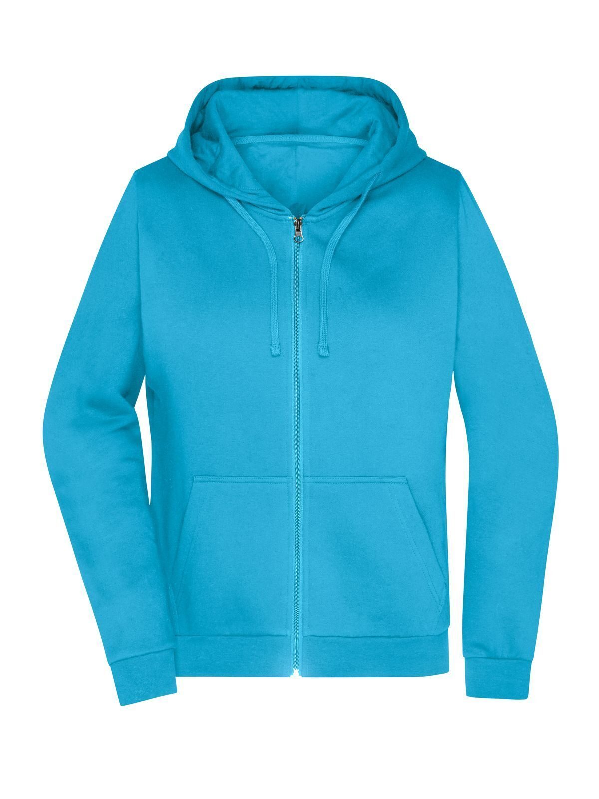 Promo Zip Hoody Lady Damen Sweatshirt / Hoodie – Daiber – Farbe Türkis – individuell veredelbar