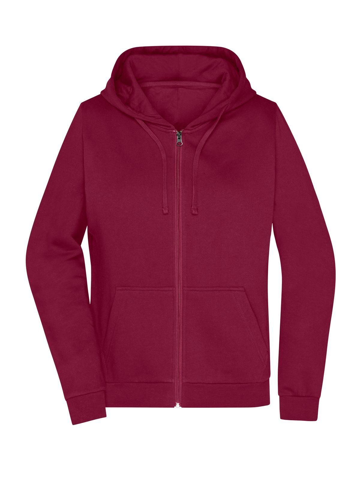 Promo Zip Hoody Lady Damen Sweatshirt / Hoodie – Daiber – Farbe Bordeaux – individuell veredelbar