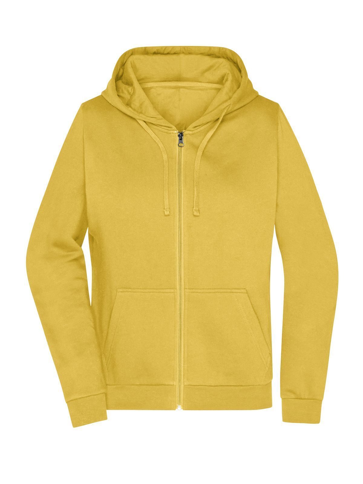 Promo Zip Hoody Lady Damen Sweatshirt / Hoodie – Daiber – Farbe Gelb – individuell veredelbar