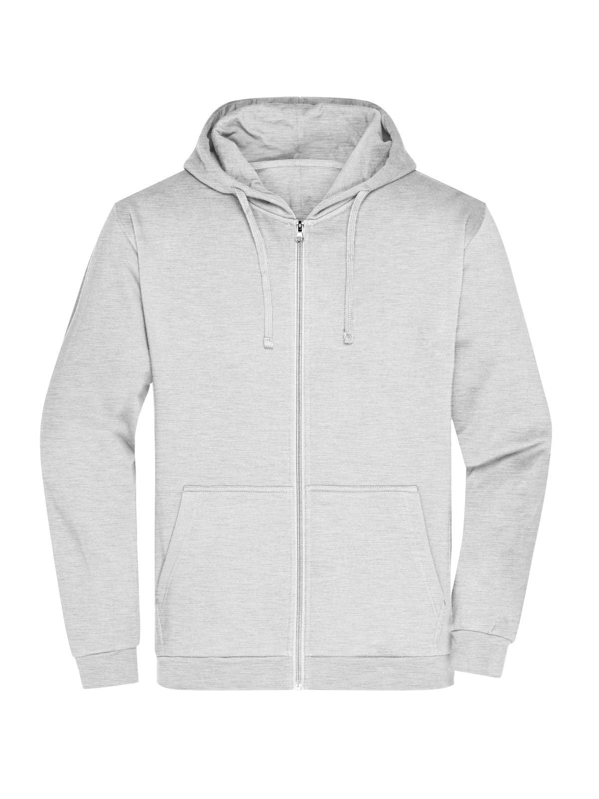 Promo Zip Hoody Men Herren Sweatshirt / Hoodie – Daiber – Farbe ash – individuell veredelbar