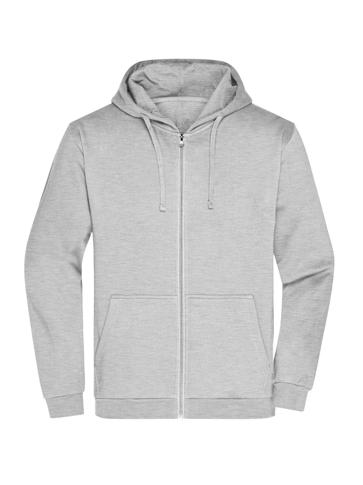 Promo Zip Hoody Men Herren Sweatshirt / Hoodie – Daiber – Farbe grey-heather – individuell veredelbar