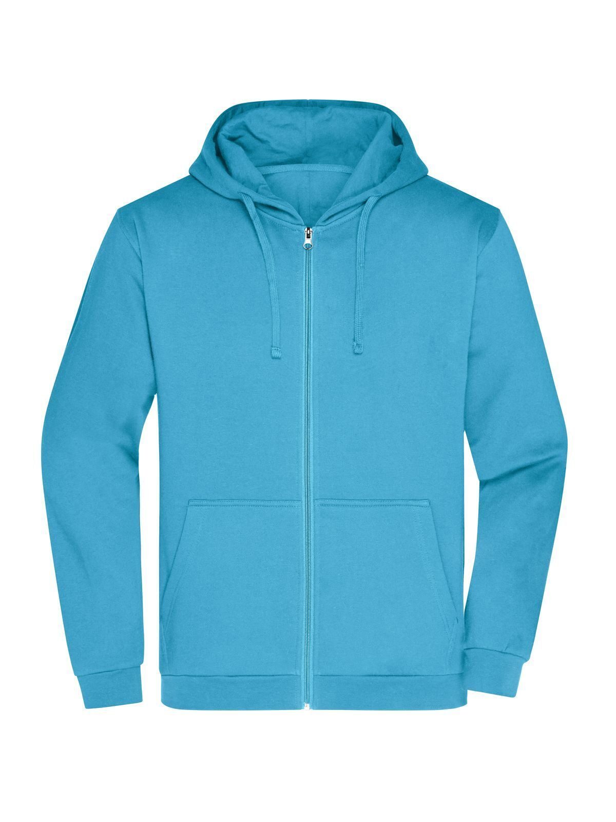 Promo Zip Hoody Men Herren Sweatshirt / Hoodie – Daiber – Farbe Türkis – individuell veredelbar