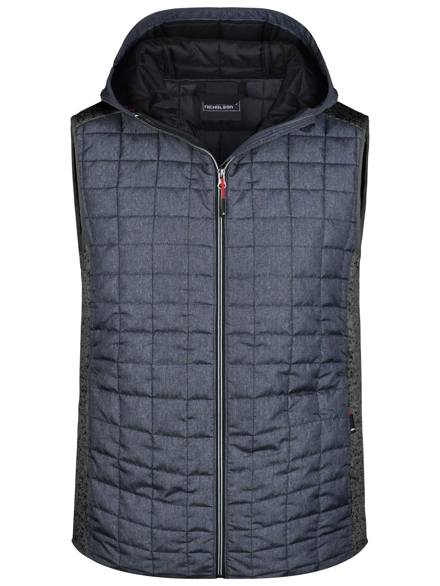 Knitted Hybrid Vest Herren Jacke – Daiber