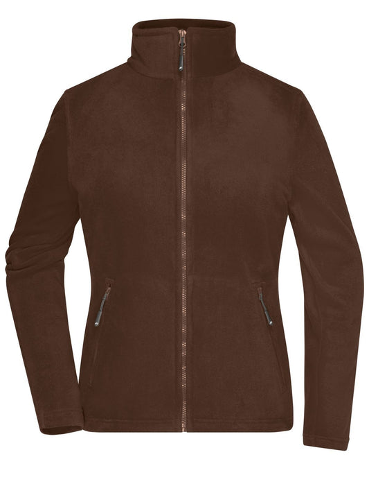 Ladies' Fleece Jacket Damen – Daiber – Farbe Braun – individuell veredelbar
