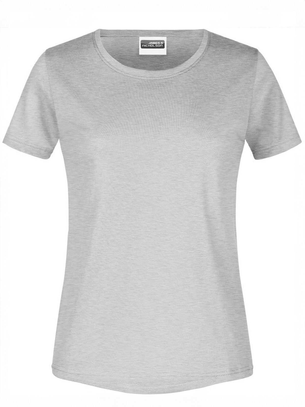 Basic-T Lady 180 Damen T-Shirt – Daiber – Farbe ash – individuell veredelbar