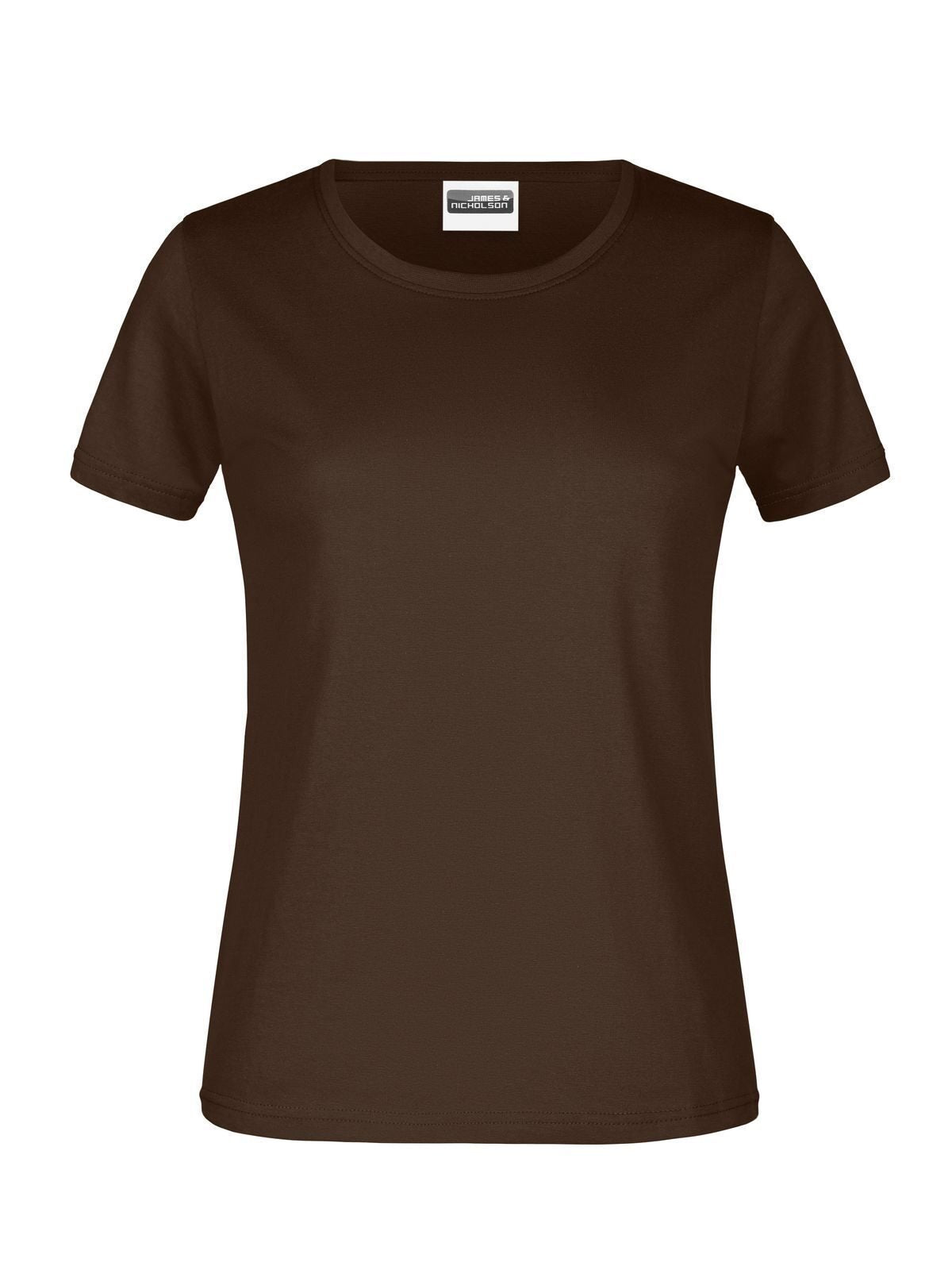 Basic-T Lady 180 Damen T-Shirt – Daiber – Farbe Braun – individuell veredelbar