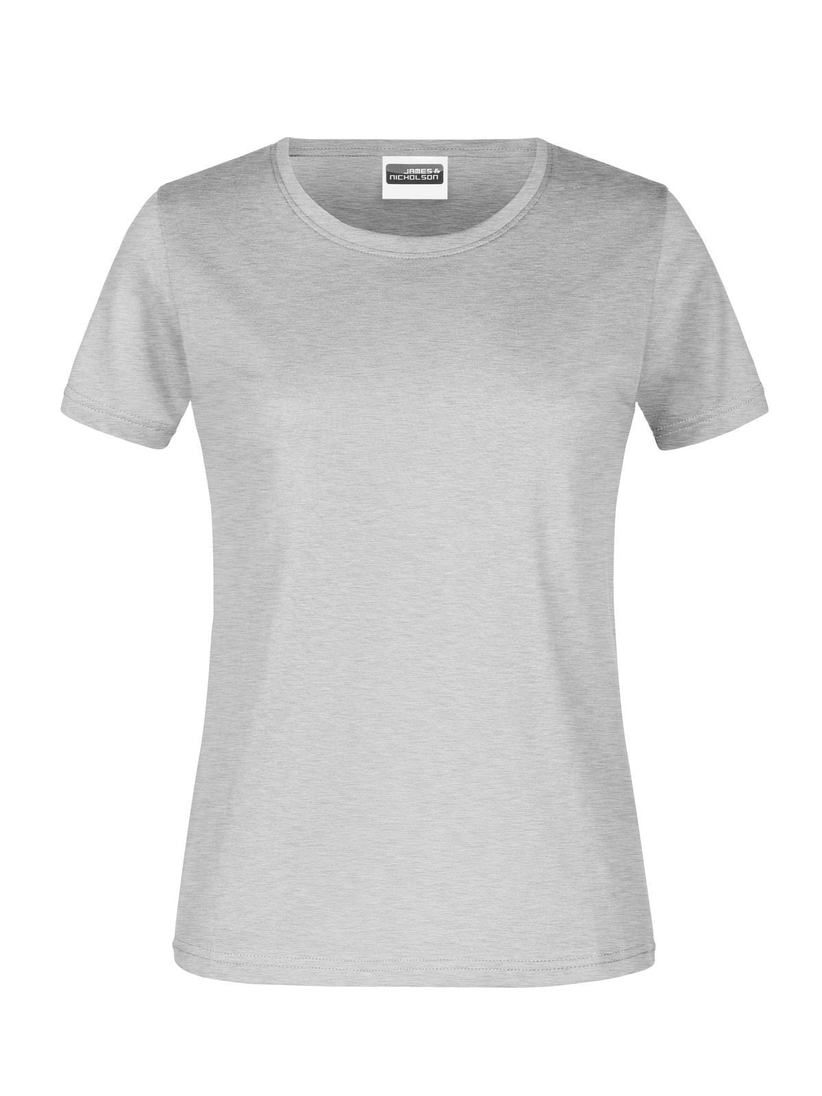 Basic-T Lady 180 Damen T-Shirt – Daiber – Farbe grey-heather – individuell veredelbar