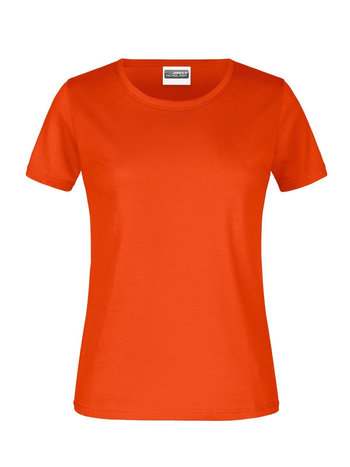 Basic-T Lady 180 Damen T-Shirt – Daiber – Farbe Orange – individuell veredelbar