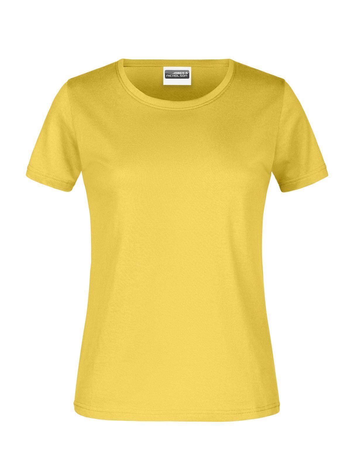 Basic-T Lady 180 Damen T-Shirt – Daiber – Farbe Gelb – individuell veredelbar