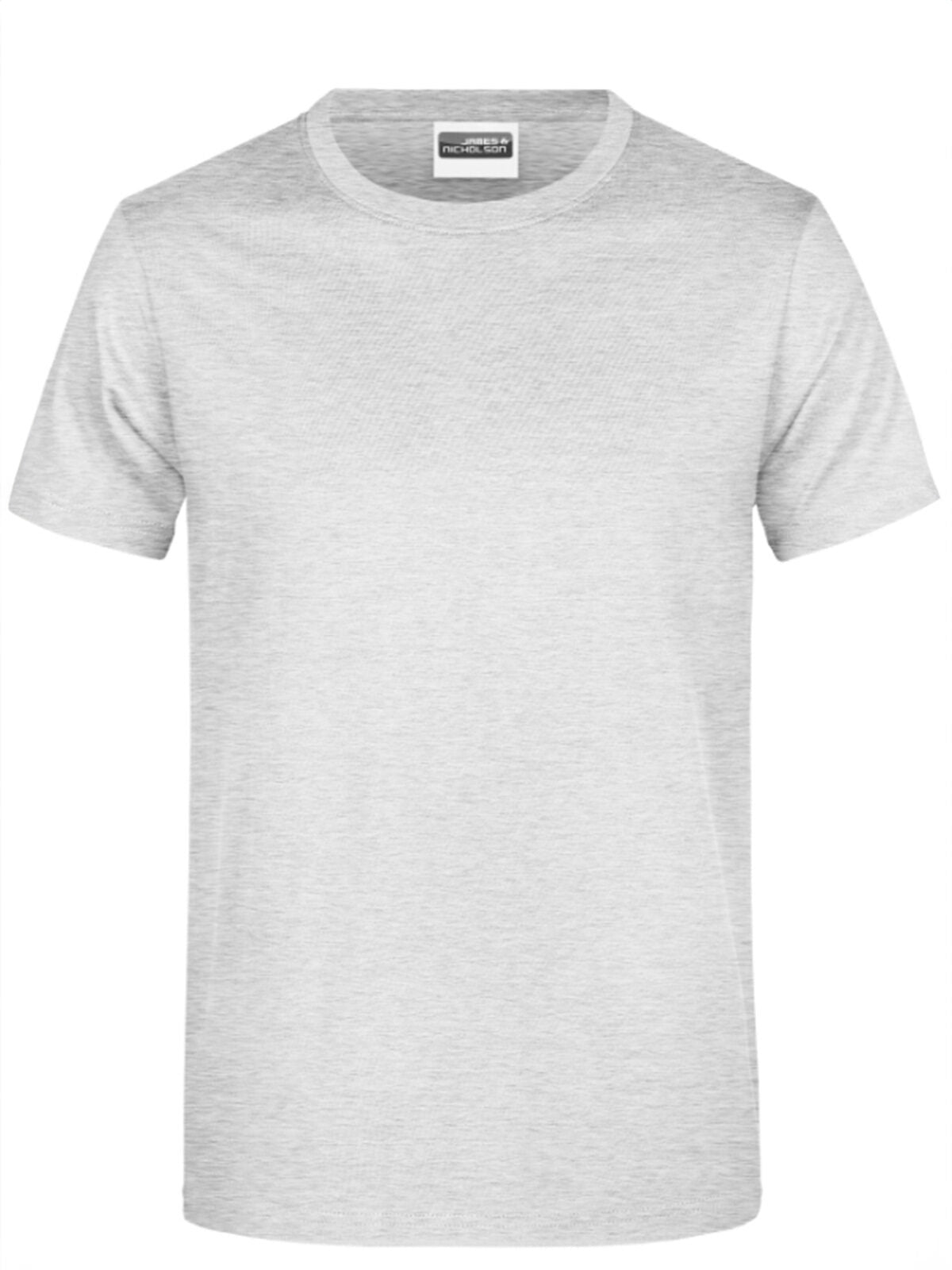 Basic-T Man 180 Herren T-Shirt – Daiber – Farbe ash – individuell veredelbar