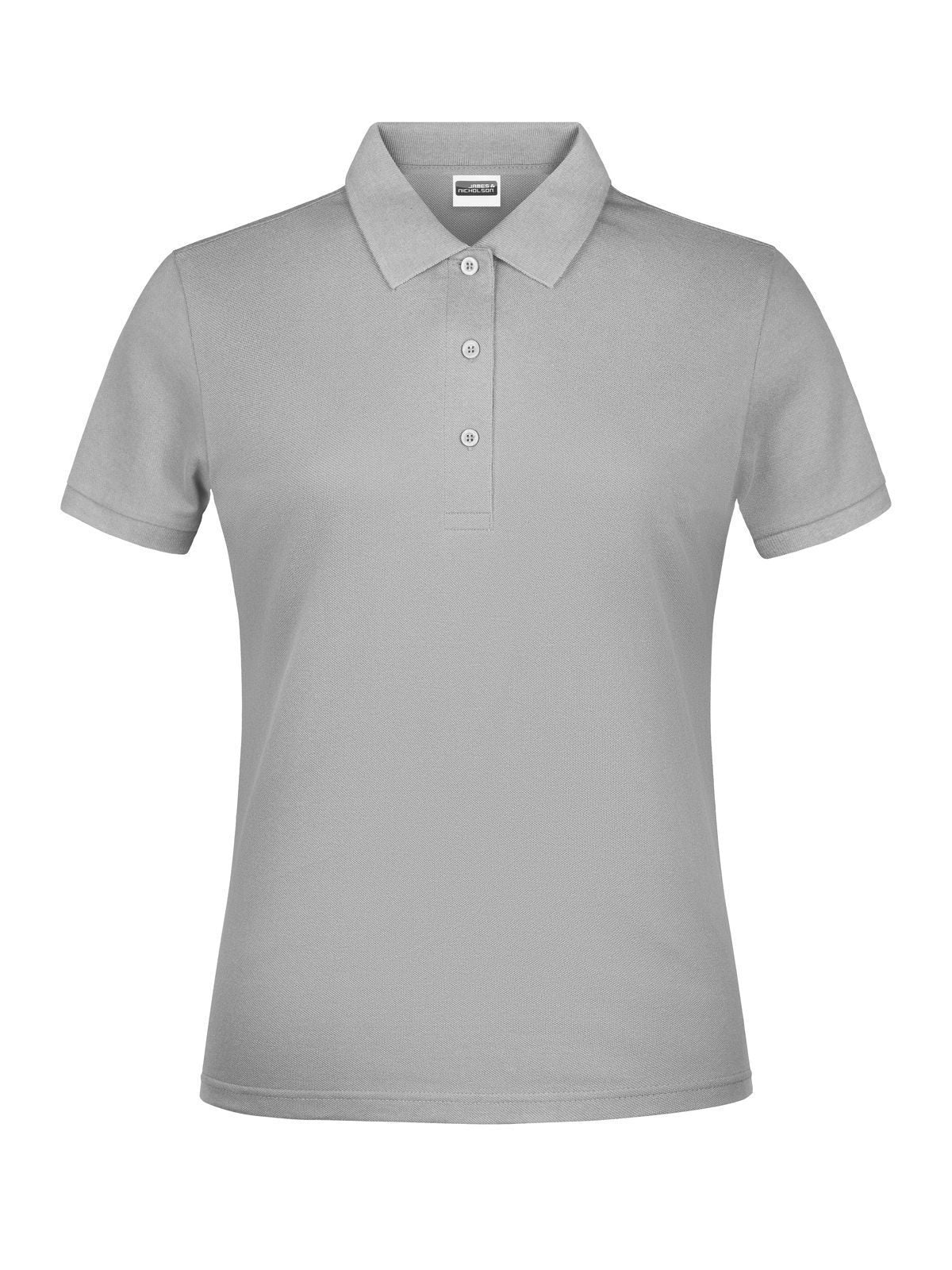 Basic Polo Lady Damen Poloshirt – Daiber – Farbe ash – individuell veredelbar