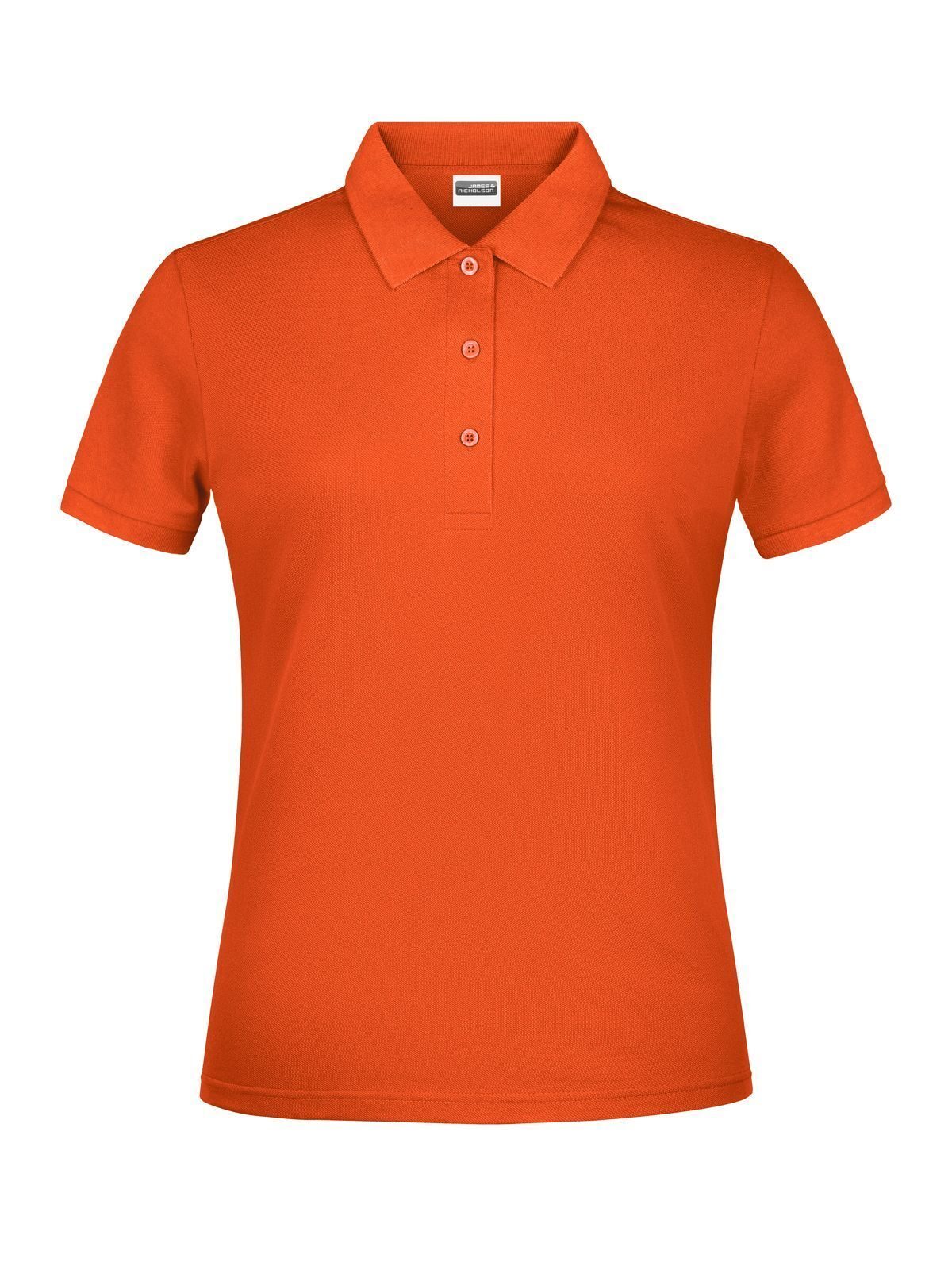 Basic Polo Lady Damen Poloshirt – Daiber – Farbe Orange – individuell veredelbar