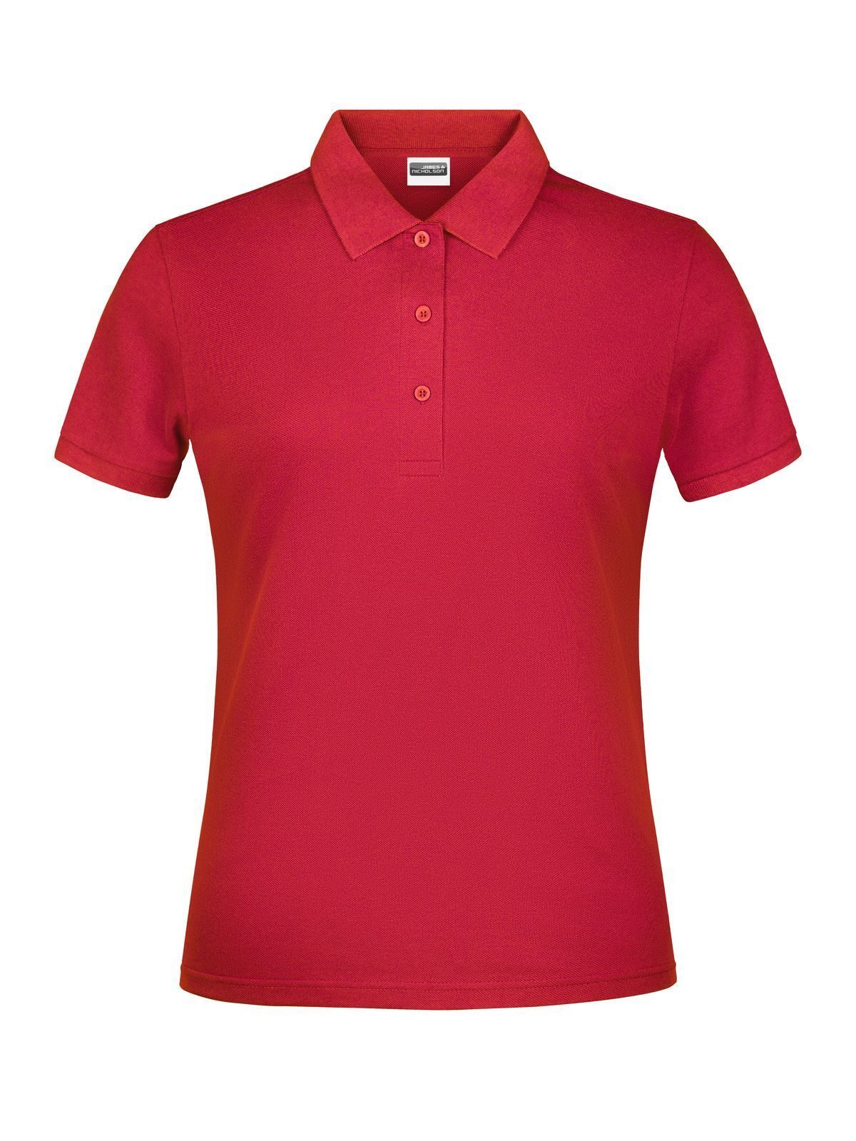 Basic Polo Lady Damen Poloshirt – Daiber – Farbe Rot – individuell veredelbar