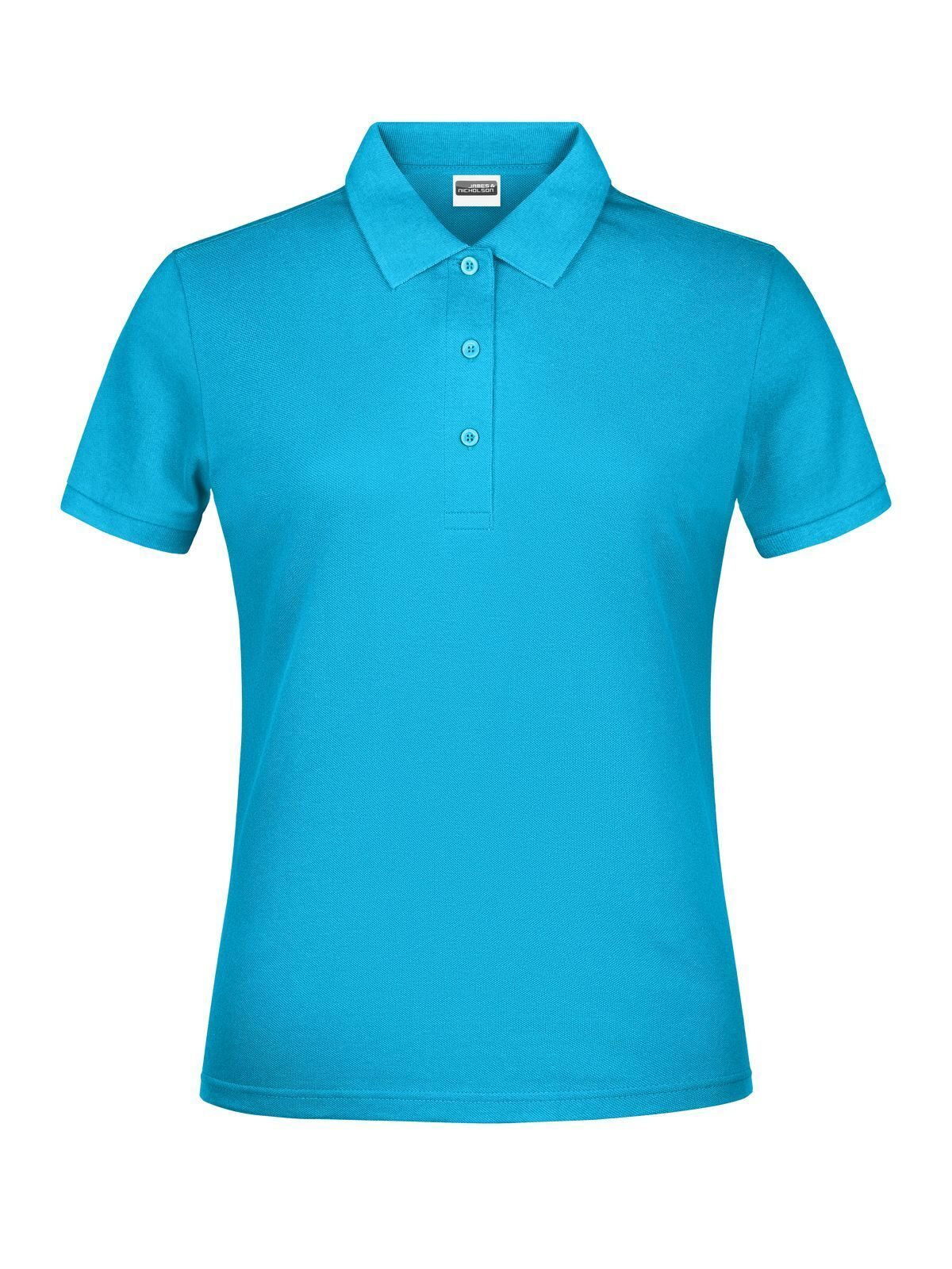 Basic Polo Lady Damen Poloshirt – Daiber – Farbe Türkis – individuell veredelbar