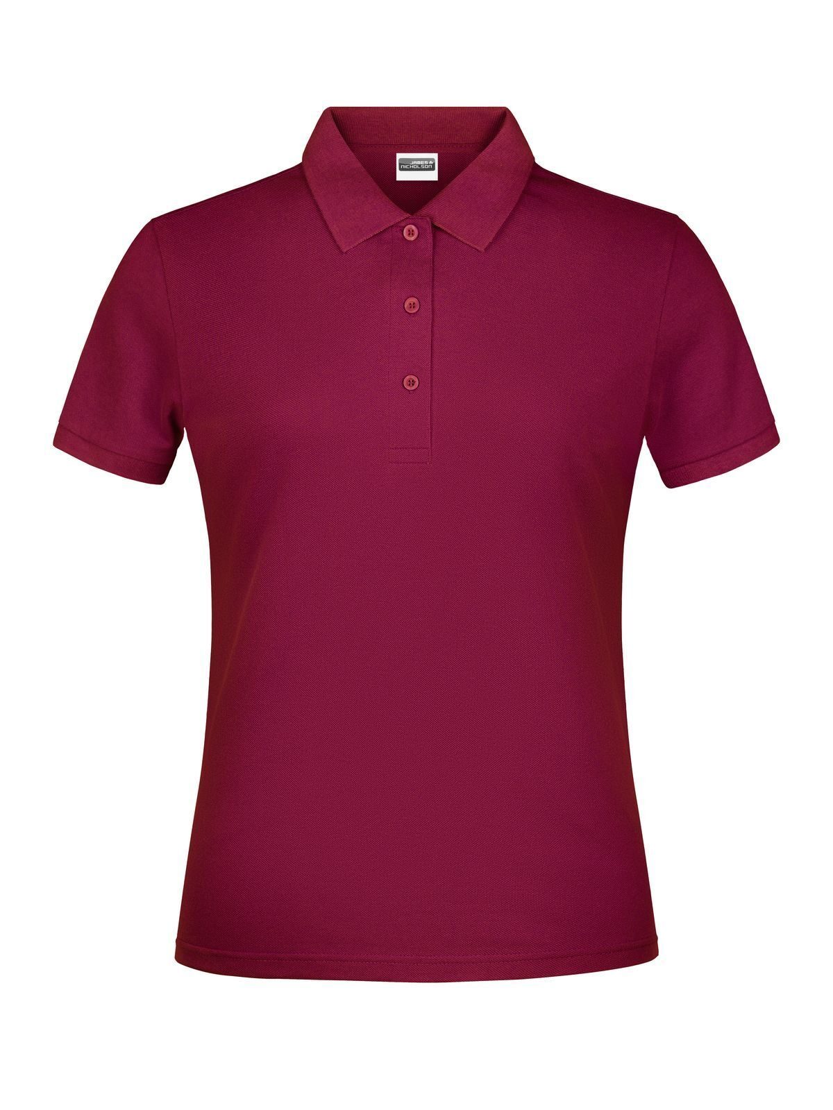 Basic Polo Lady Damen Poloshirt – Daiber – Farbe Bordeaux – individuell veredelbar