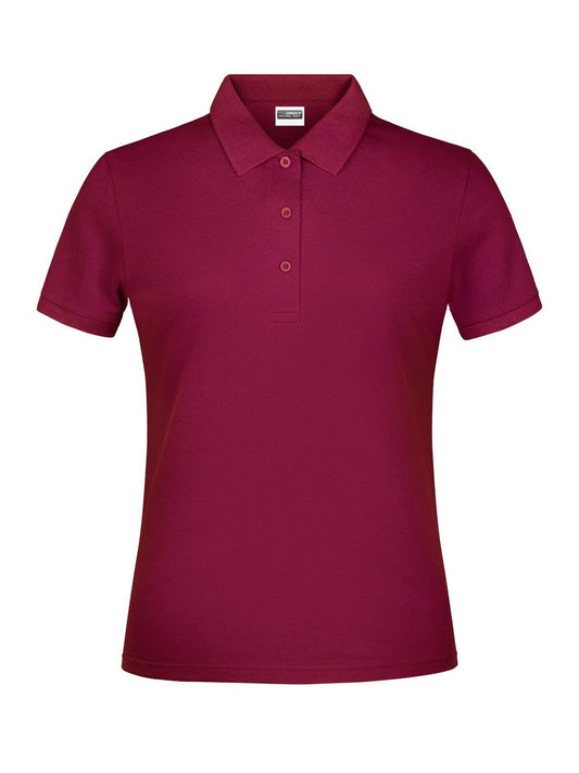 Basic Polo Lady Damen Poloshirt – Daiber – Farbe Bordeaux – individuell veredelbar