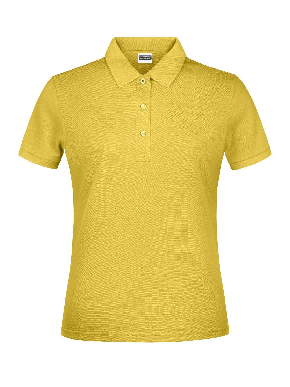 Basic Polo Lady Damen Poloshirt – Daiber – Farbe Gelb – individuell veredelbar