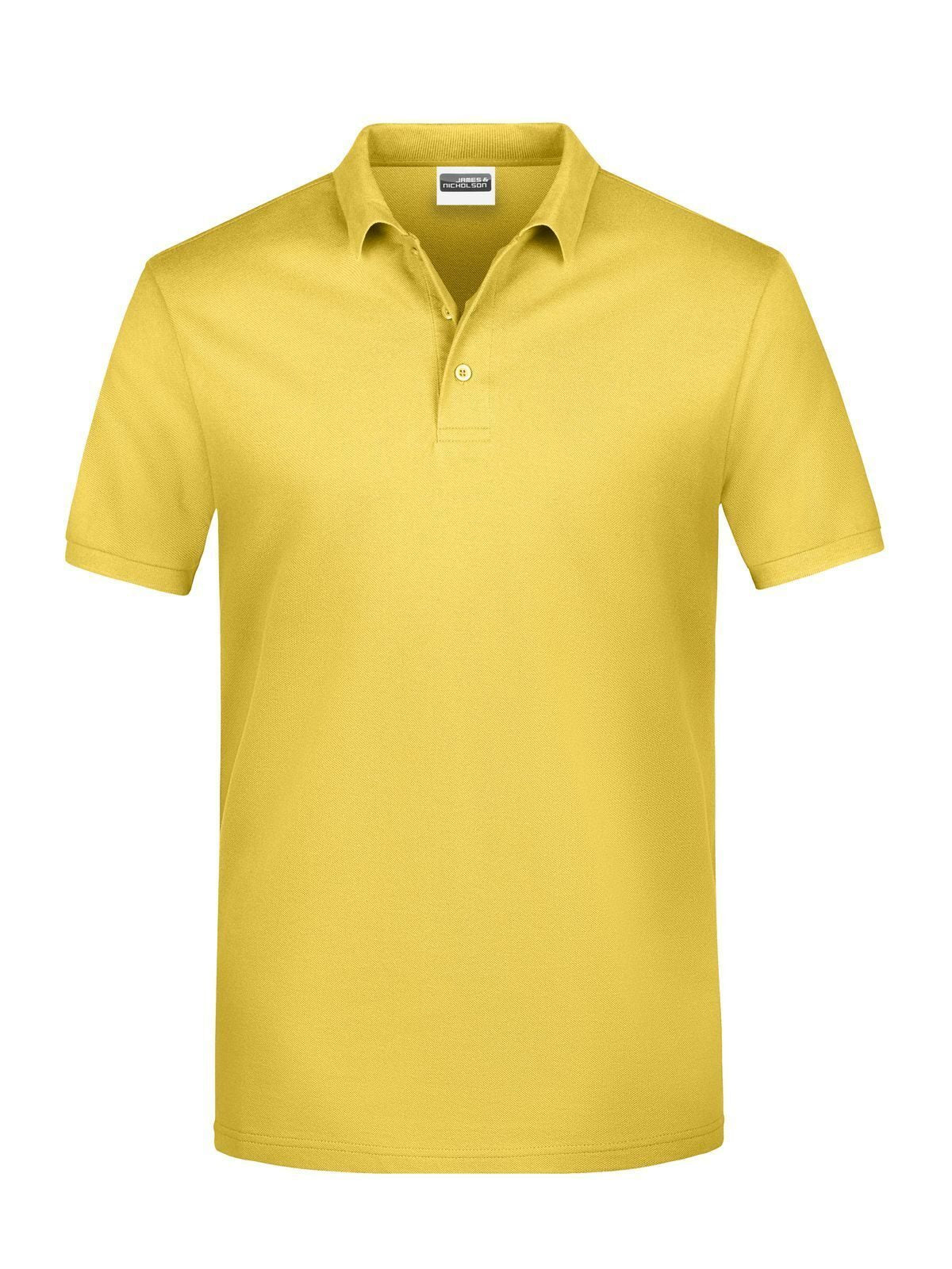 Basic Polo Man Herren Poloshirt – Daiber – Farbe Gelb – individuell veredelbar