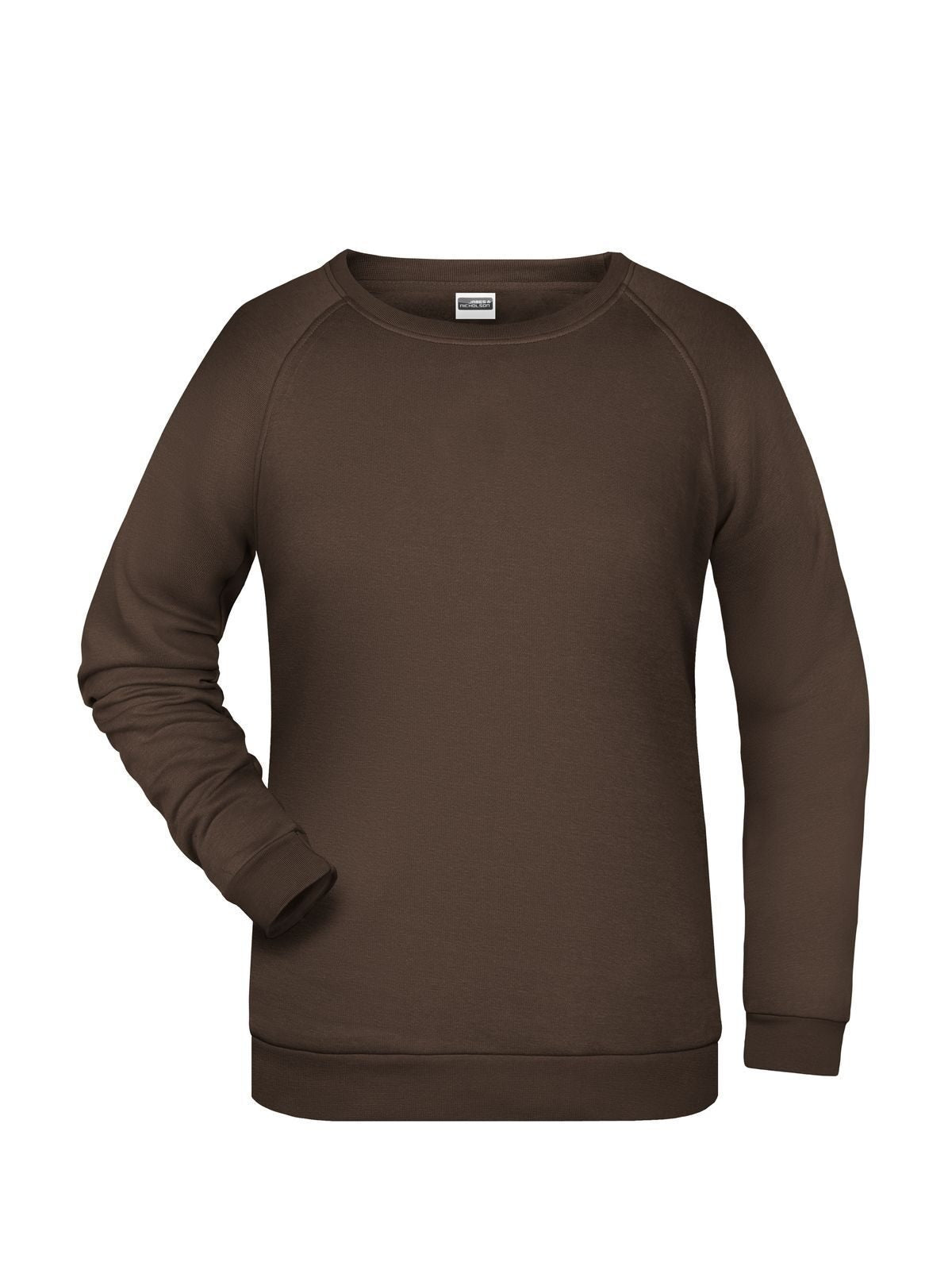 Basic Sweat Lady Damen Sweatshirt / Hoodie – Daiber – Farbe Braun – individuell veredelbar